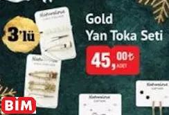 GOLD YAN TOKA SETİ